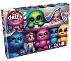 DELFY CASSE-TÊTE 1000 PIÈCES - MONSTRES COOL #DE-24006